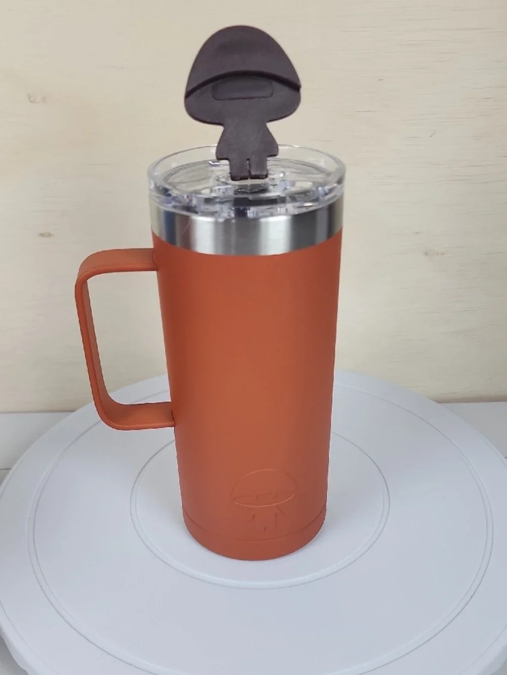 Ryze Stainless Steel Travel Tumbler with Handle - Rust